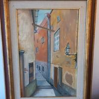 quadro pittura ad olio Paha pittore italiano minor