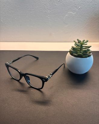 Occhiali anti luce blu clear frame crhome hearts