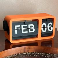 Calendario flip minimale arancio mandarino 🍊