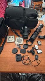 Canon eos2000d con accessori