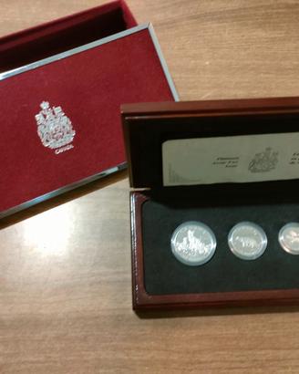 Lotto monete platino Canadian Artic Fox