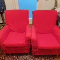 Poltrone rosse come nuove