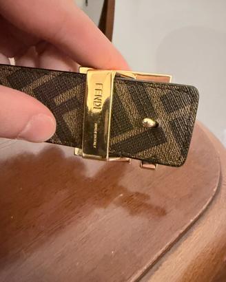 CINTA FENDI DOUBLE FACE CAMOUFLAGE/NERA