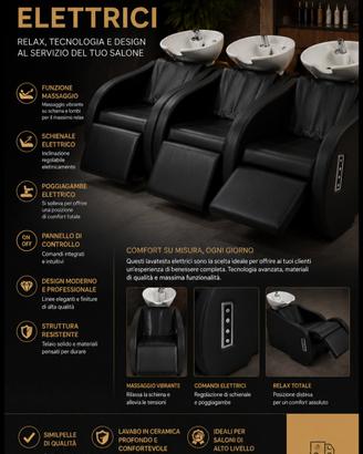 3 lavatesta per parrucchieri 