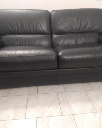 Divano in vera pelle (anche letto)