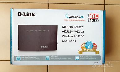 MODEM ROUTER D-LINK DSL-3782 NUOVO