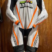 Tuta da moto in pelle di  canguro