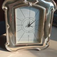Orologio da tavolo in argento 925