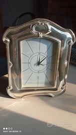 Orologio da tavolo in argento 925