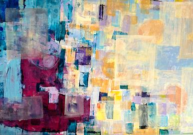 Quadro astratto su tela 127x90