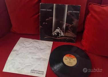 Alberto Radius Carta Straccia LP 33 giri prog

