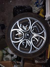 Cerchi lega leggera OZ 18 pollici + gomme termiche