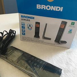 Telefono Cordless Brondi Lemure Nero