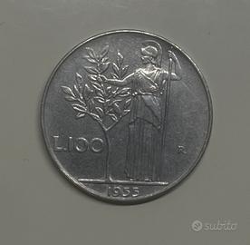100 lire 1955