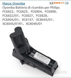 batteria per aspirapolvere 