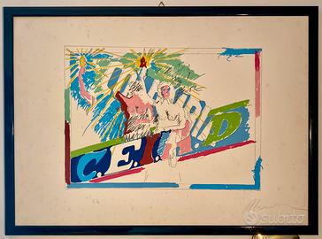 Arte - Enrico Manara - Litografia - CEIAD COLUMBIA