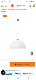 lampadario a campana rossini