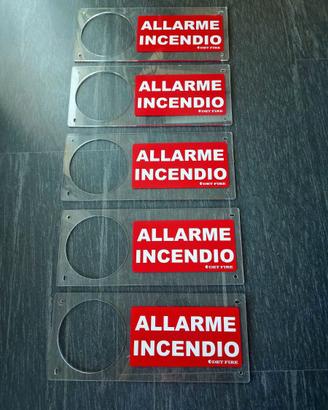 Stock 5x Pannello Indicatore Allarme Incendio