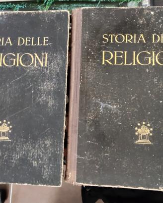 due volumi opera Storia delle Religioni
