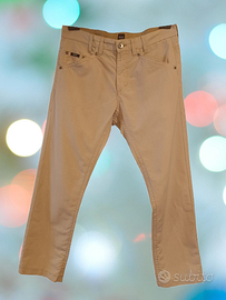 Pantalone da uomo chino in cotone beige Hugo Boss