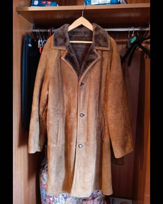 Montone uomo cappotto vintage degli anni 80  