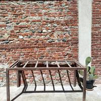 Telaio tavolo 8 posti vintage metallo