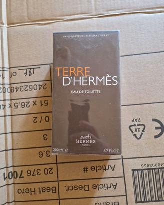 Terre D'Hermes Eau de Toilette - 200 ml nuovo