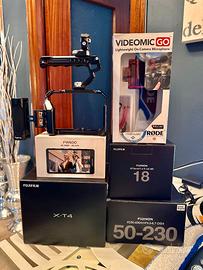 fujifilmxt4 nuova mai usata con accessori