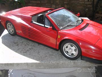 Testarossa cabrio Ferrari Rossa (2) POCHER 1/8 ela