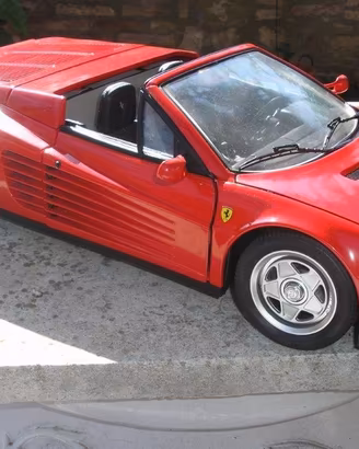 Testarossa cabrio Ferrari Rossa (2) POCHER 1/8 ela