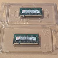 2 MODULI DI MEMORIA RAM per portatile da 1 GB