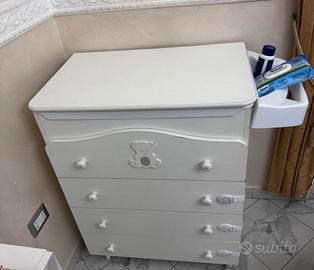 Fasciatoio primi sogni con bagnetto