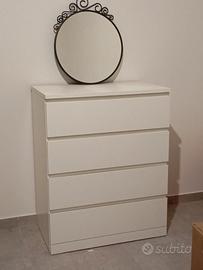 Due Cassettiere con specchi inclusi