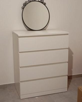 Due Cassettiere con specchi inclusi