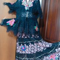 abito Antica sartoria completamente ricamato 