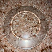 Sottopiatti vetro e argento