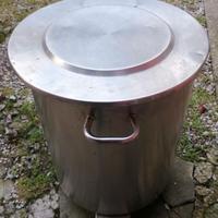 Contenitore acciaio porta sacco Farina