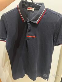 polo vintage prada blue navy