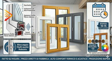 Infissi PVC : Alta Qualità, Prezzi di Fabrica