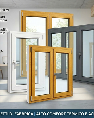 Infissi PVC : Alta Qualità, Prezzi di Fabrica