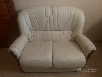 Divano in pelle 2 posti