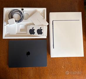 MacBook Air M3 2024 15 pollici 8GB RAM 256 GB Nero