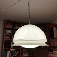 Lampadario anni Settanta stile Space Age