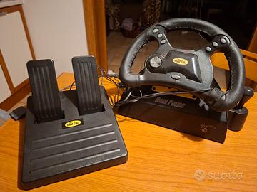 Volante Mad Catz Dual Force Racing Wheel PS2 