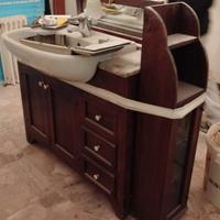 vendi mobile da bagno con specchio in ciliegio