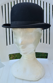 Bombetta nera Carlton & Co. made in London anni 60