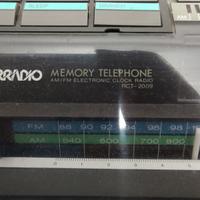 telefono fisso radio sveglia  Irradio vintage 