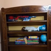 libreria legno massello