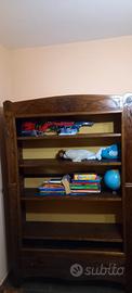 libreria legno massello