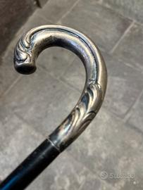 Ombrello vintage donna inizio 900 manico art deco